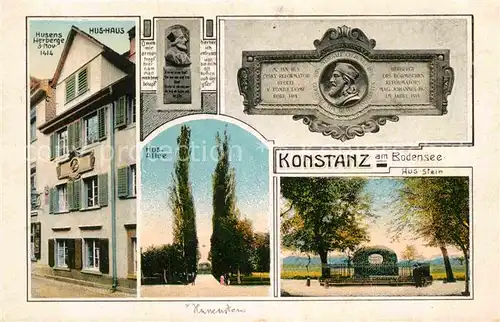 AK / Ansichtskarte Konstanz Bodensee Husens Herberge Hus Haus Hus Allee Hus Stein Kat. Konstanz