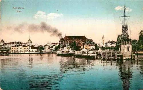 AK / Ansichtskarte Konstanz Bodensee Hafen Kat. Konstanz