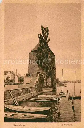 AK / Ansichtskarte Konstanz Bodensee Pulverturm Kat. Konstanz