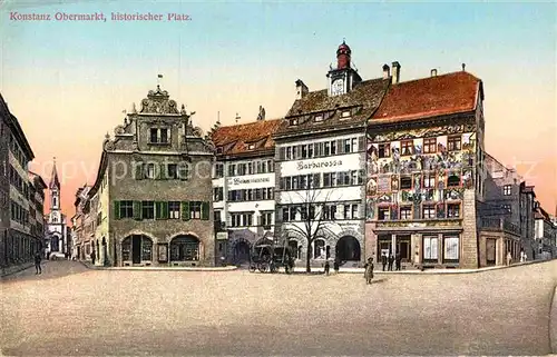 AK / Ansichtskarte Konstanz Bodensee Obermarkt historischer Platz Kat. Konstanz