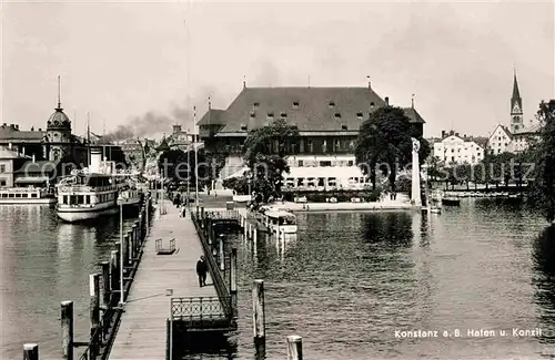 AK / Ansichtskarte Konstanz Bodensee Hafen Konzil Kat. Konstanz