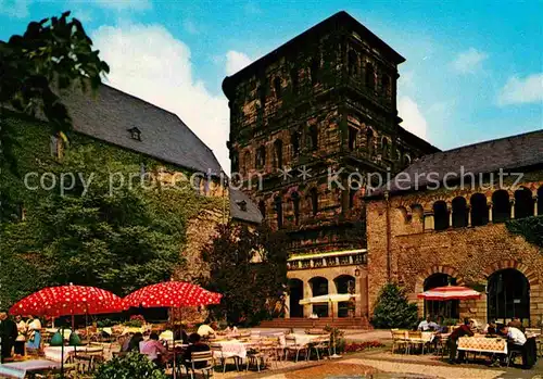 AK / Ansichtskarte Trier Brunnenhof Porta Nigra Simeonstift Kat. Trier