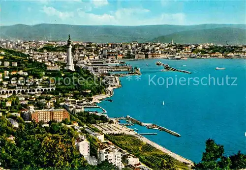 AK / Ansichtskarte Trieste Panorama Hafen Kueste Kat. Trieste