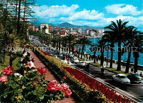 AK / Ansichtskarte Sanremo Passeggiata Imperatrice Kaiserin Promenade Riviera dei Fiori Kat. 
