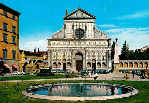 AK / Ansichtskarte Firenze Toscana Piazza e Chiesa di Santa Maria Novella Kat. Firenze