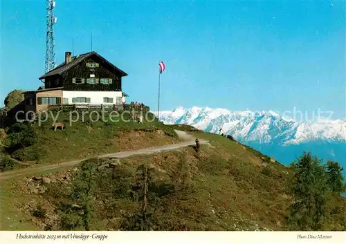 AK / Ansichtskarte Lienz Tirol Hochsteinhuette mit Venediger Gruppe Alpen Kat. Lienz