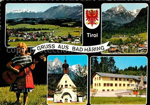 AK / Ansichtskarte Bad Haering Tirol Panorama Kirche Brunnen  Kat. Bad Haering