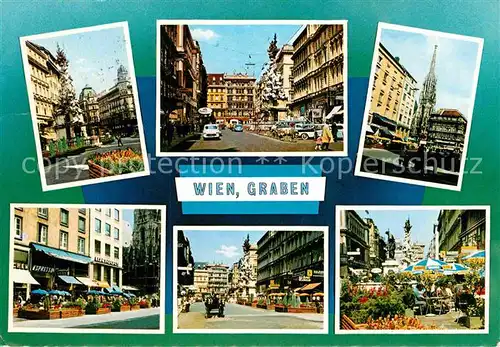 AK / Ansichtskarte Wien Graben Dreifaltigkeitssaeule  Kat. Wien