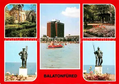 AK / Ansichtskarte Balatonfuered Villa Denkmaeler Kurpark Hotel Kat. Ungarn