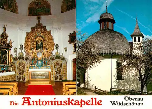 AK / Ansichtskarte Oberau Wildschoenau Tirol Antoniuskapelle