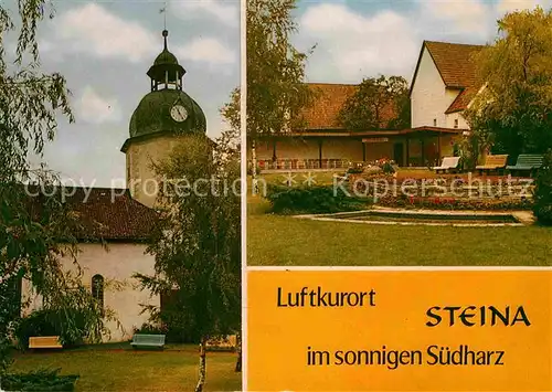 AK / Ansichtskarte Steina Suedharz Kirche Park  Kat. Bad Sachsa