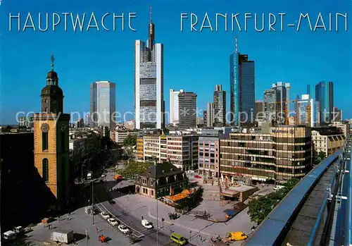 AK / Ansichtskarte Frankfurt Main Hauptwache Kat. Frankfurt am Main