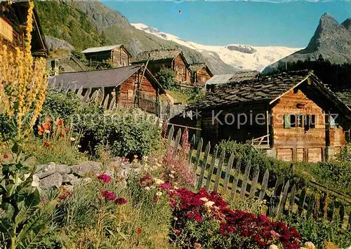 AK / Ansichtskarte Val d Herens Village et glacier de Ferpecle Alpes Kat. Sion