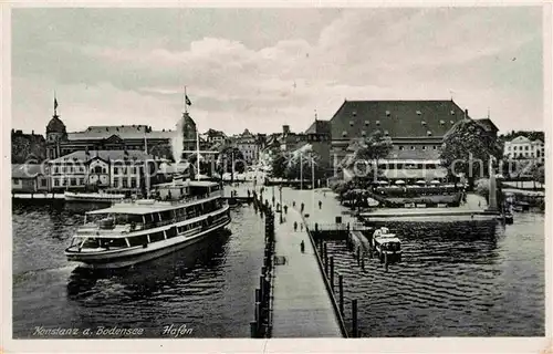 AK / Ansichtskarte Konstanz Bodensee Hafen Kat. Konstanz