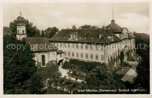 AK / Ansichtskarte Mainau Schloss Kirche Kat. Konstanz