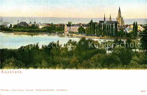 AK / Ansichtskarte Konstanz Bodensee Panorama Kat. Konstanz