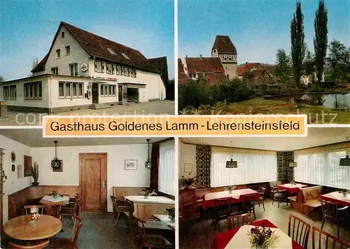 AK / Ansichtskarte Lehrensteinsfeld Gasthaus Goldenes Lamm Kat. Lehrensteinsfeld