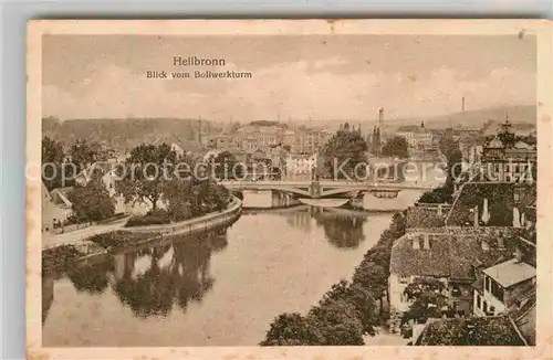 AK / Ansichtskarte Heilbronn Neckar Blick vom Bollwerkturm Kat. Heilbronn