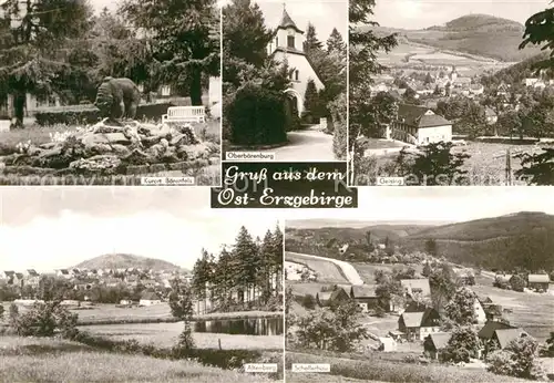 AK / Ansichtskarte Geising Erzgebirge Baerenfels Altenberg Schllerhau Kat. Geising Osterzgebirge