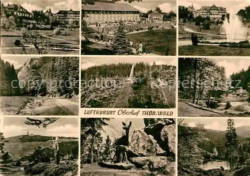 AK / Ansichtskarte Oberhof Thueringen Schanze Brunnen  Kat. Oberhof Thueringen