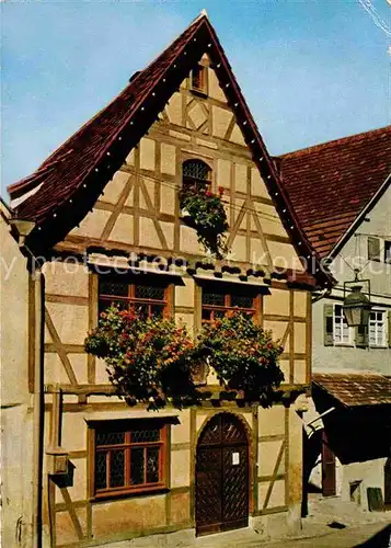 AK / Ansichtskarte Marbach Neckar Schiller Geburtshaus  Kat. Marbach am Neckar