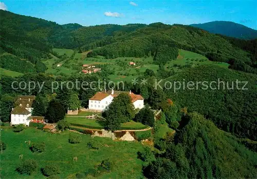 AK / Ansichtskarte Schliengen Barockschloss Buergeln Fliegeraufnahme Kat. Schliengen