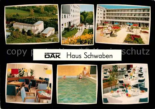 AK / Ansichtskarte Bad Mergentheim Haus Schwaben Kurheim der DAK Kat. Bad Mergentheim