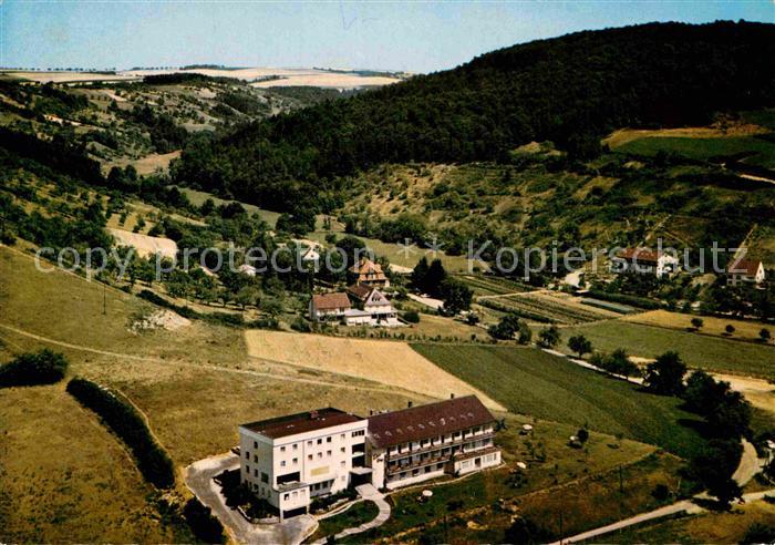 Ak Ansichtskarte Bad Mergentheim Fliegeraufnahme Kurhaus Koenig