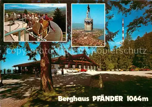 AK / Ansichtskarte Bregenz Bodensee Berghaus Pfaender Seilbahn 