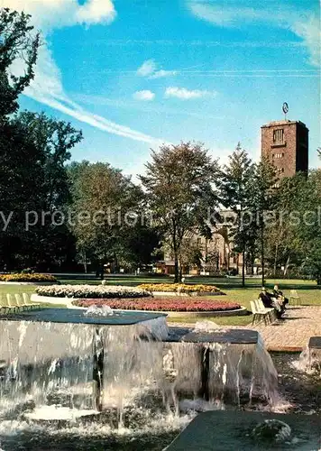 AK / Ansichtskarte Stuttgart Brunnen mit Hauptbahnhof Kat. Stuttgart