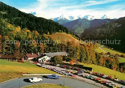 AK / Ansichtskarte Ramsau Berchtesgaden Berggasthof Pension Zipfhaeusl Sahnegletscher Alpenpanorama Hoher Goell Hagengebirge Kat. Ramsau b.Berchtesgaden