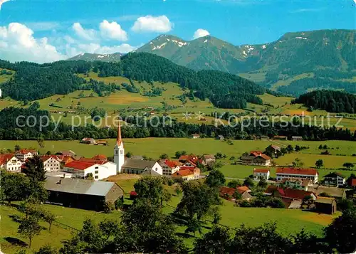 AK / Ansichtskarte Lingenau Vorarlberg Panorama Bregenzerwald Kat. Lingenau
