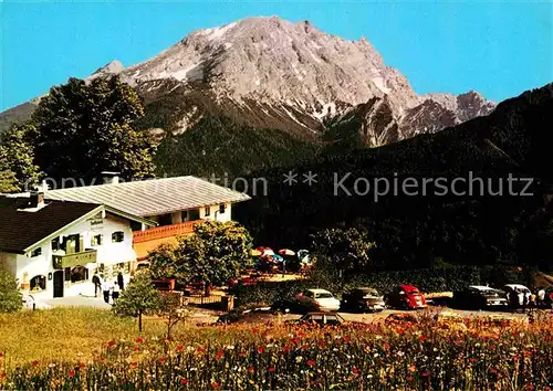 AK / Ansichtskarte Ramsau Berchtesgaden Berggasthof Zipfhaeusl Kat. Ramsau b.Berchtesgaden