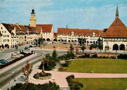 AK / Ansichtskarte Freudenstadt Marktplatz Rathaus Stadthaus Kat. Freudenstadt