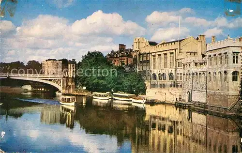 AK / Ansichtskarte York UK Guildhall and River Ouse Kat. York