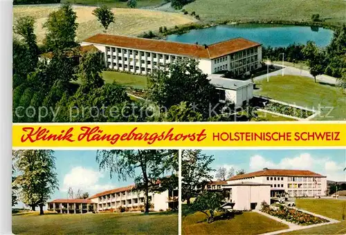 AK / Ansichtskarte Holsteinische Schweiz Klinik Haengebargshorst Fliegeraufnahme Kat. 