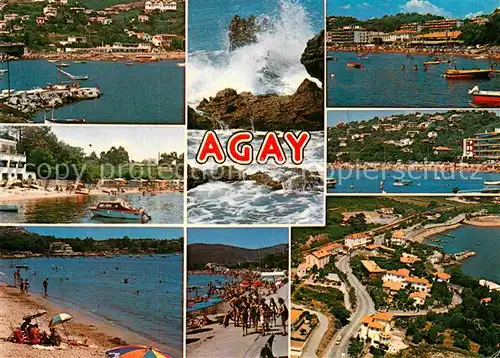 AK / Ansichtskarte Agay Var Fliegeraufnahme Strand Panorama  Kat. Saint Raphael