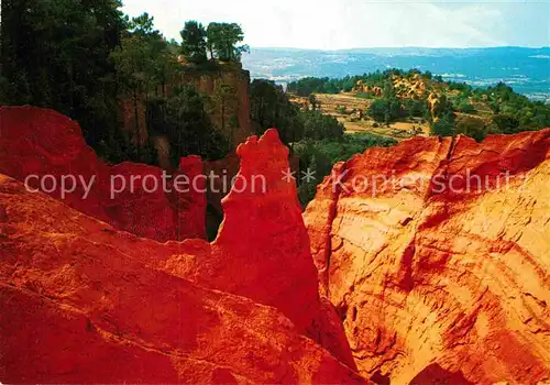 AK / Ansichtskarte Roussillon Vaucluse La Chaussee des Geantes Kat. Roussillon