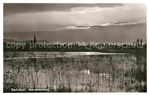 AK / Ansichtskarte Radolfzell Bodensee Abendstimmung Kat. Radolfzell am Bodensee