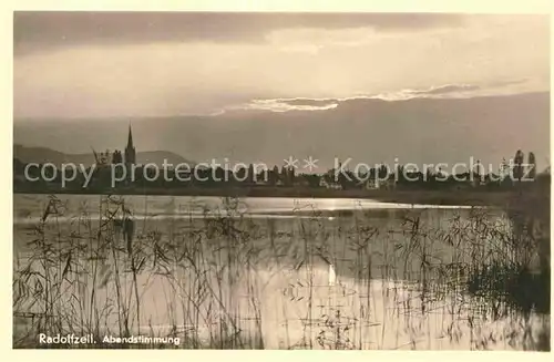 AK / Ansichtskarte Radolfzell Bodensee Abendstimmung Kat. Radolfzell am Bodensee