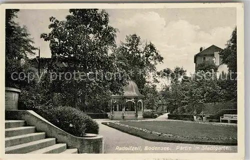 AK / Ansichtskarte Radolfzell Bodensee Stadtgarten Kat. Radolfzell am Bodensee