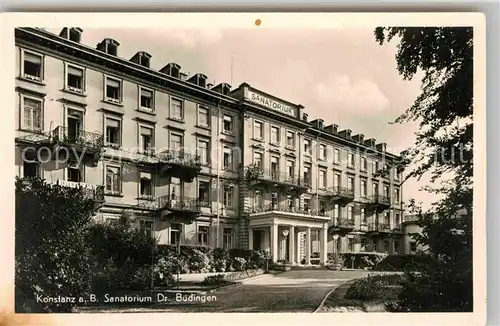 AK / Ansichtskarte Konstanz Bodensee Sanatorium Doktor Buedingen Kat. Konstanz