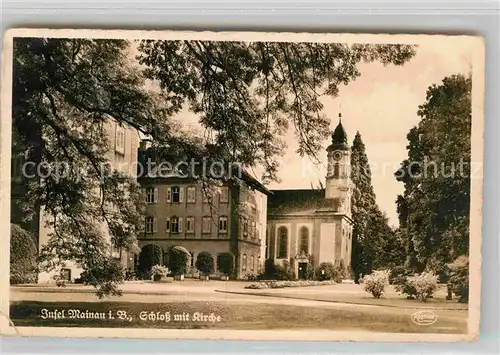 AK / Ansichtskarte Mainau Schloss Kirche Kat. Konstanz