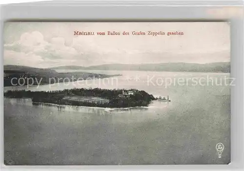 AK / Ansichtskarte Mainau Blick vom Ballon des Grafen Zeppelin Kat. Konstanz