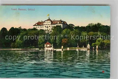 AK / Ansichtskarte Mainau Schloss Hafen Kat. Konstanz