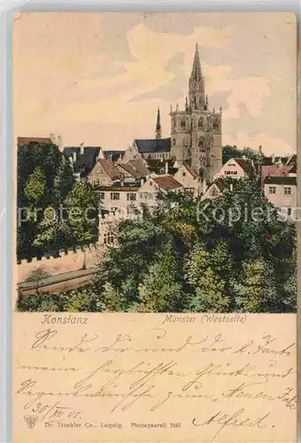 AK / Ansichtskarte Konstanz Bodensee Muenster Kat. Konstanz