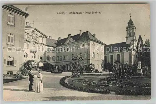 AK / Ansichtskarte Mainau Schloss Schlosshof Kat. Konstanz