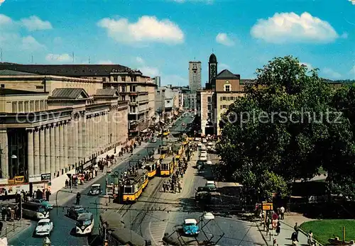 AK / Ansichtskarte Stuttgart Koenigsstrasse mit Koenigsbau Kat. Stuttgart