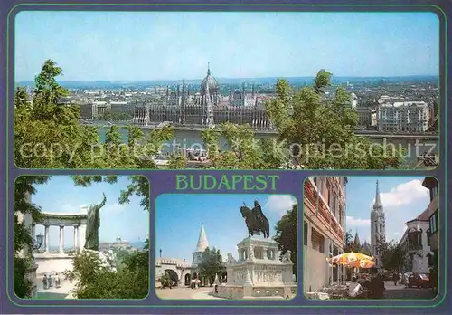 AK / Ansichtskarte Budapest Gesamtansicht Denkmal Kirche  Kat. Budapest