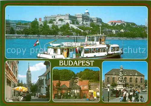 AK / Ansichtskarte Budapest Schloss Kirche Brunnen Kat. Budapest